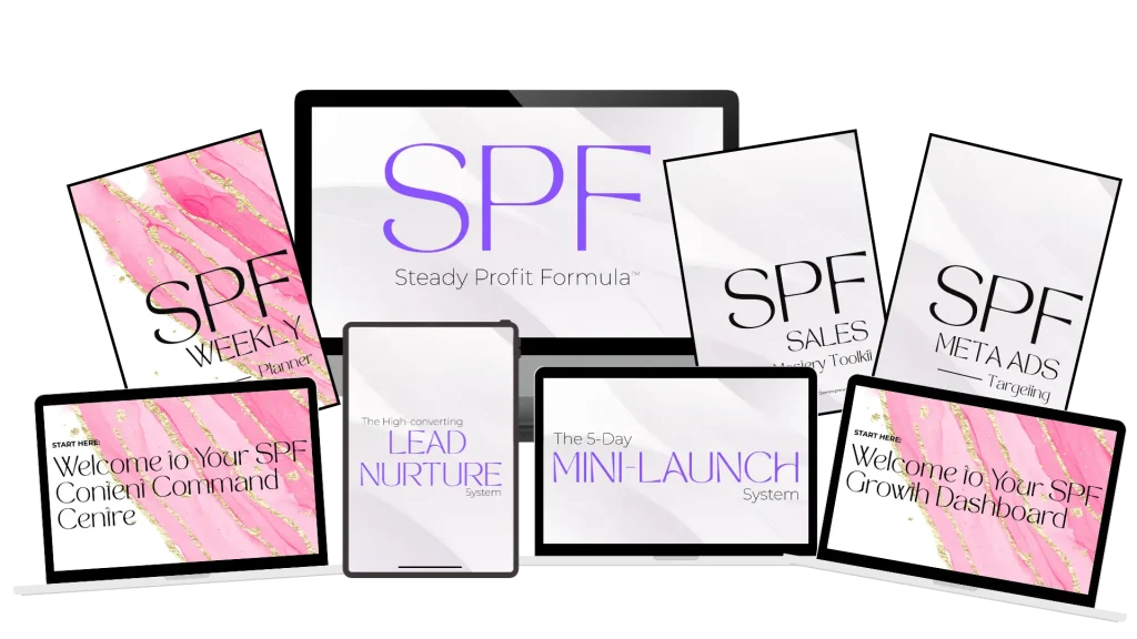 Steady Profit Formula online course for coaches and consultants who want to create consistent sales online