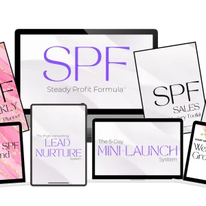 Steady Profit Formula online course for coaches and consultants who want to create consistent sales online